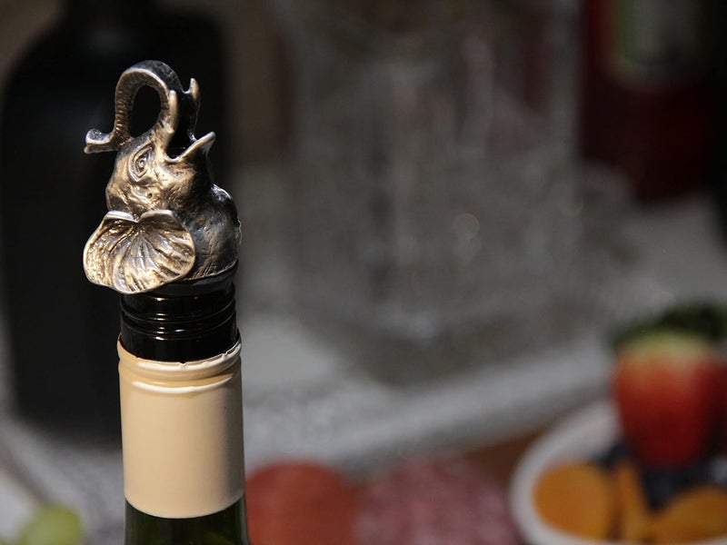 Happy Hour Elephant Head Wine Pourer - Stopper, Aerator, and Perfect Pourer - Image 2
